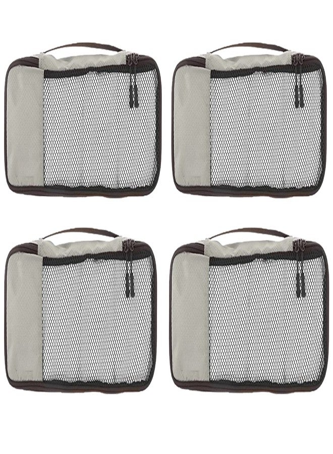 OxbOw Packing Cube Travel Organizer for Men and Women Luggage Laundry Clothes Storage Pouch Bags (Slim-4 Piece) - Image 1